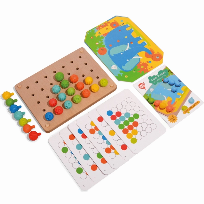 Mosaic and Embroidery Game Set for Kids