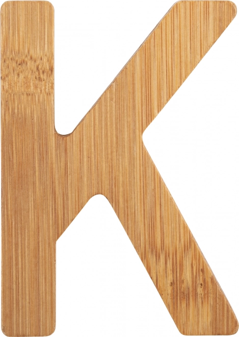 Small Foot Bamboo Letter K