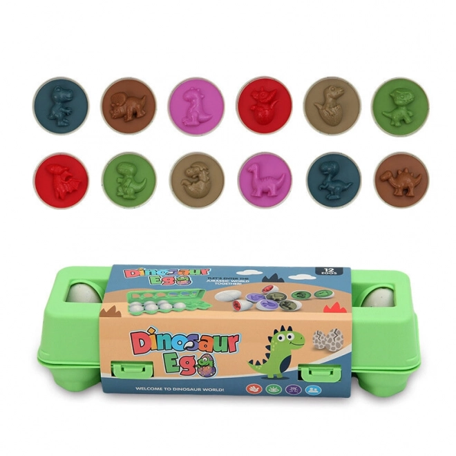 Educational Dinosaur Egg Sorting Puzzle