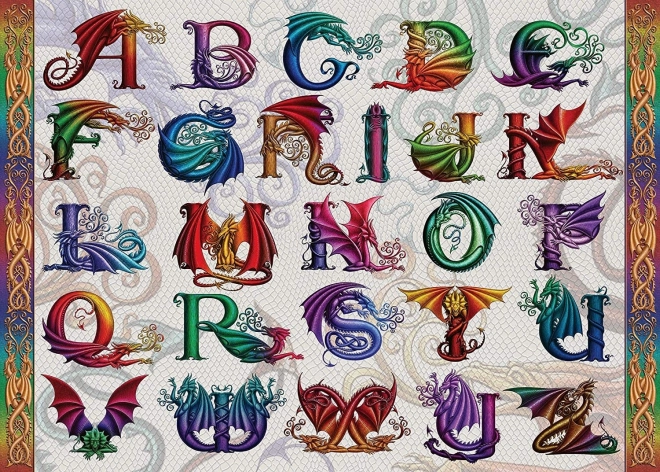 Ravensburger Dragon Alphabet Puzzle 1000 Pieces