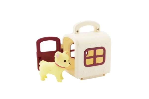 Pet Transport Box with Figure