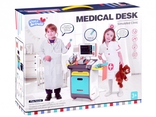 Medical Playset Toy Doctor Trolley