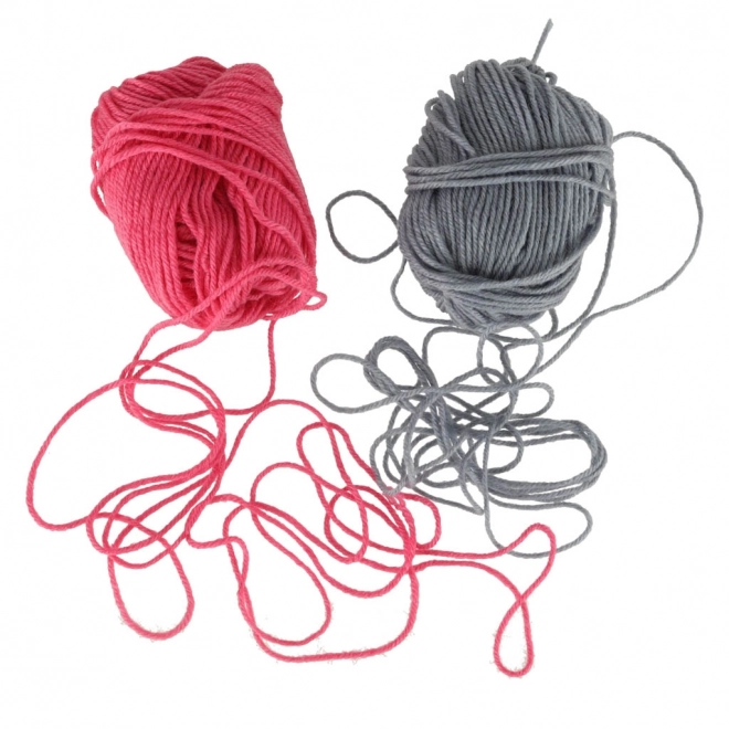 Knitting Loom Machine with Yarn Balls