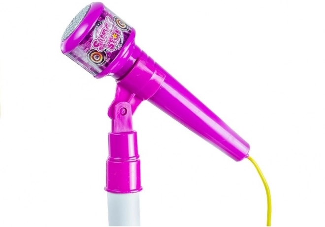 Microphone with Stand and MP3 Base + Projector Set