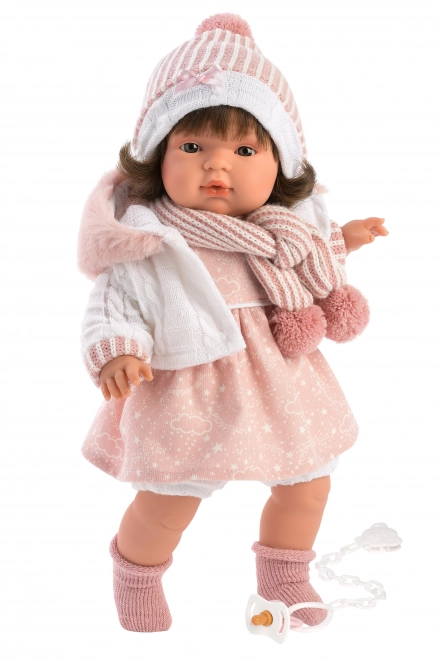 Llorens Lola Lifelike Doll with Sounds and Soft Body - 38 cm