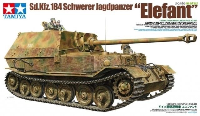 German Heavy Tank Destroyer Elefant Model Kit