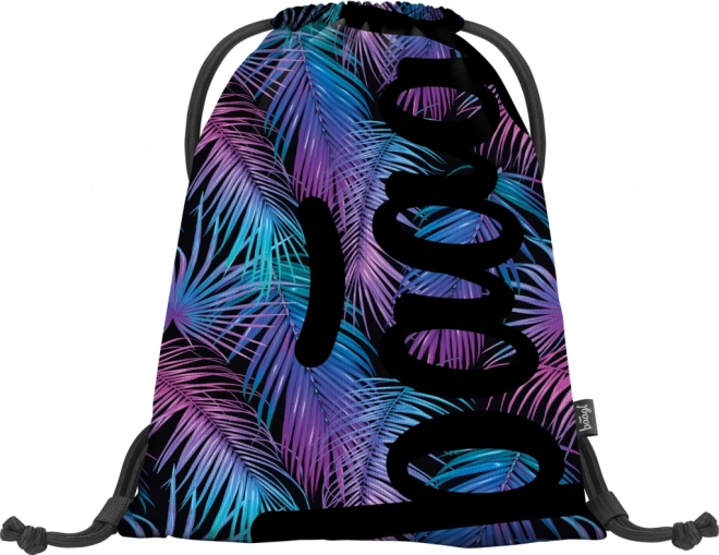 Baagl drawstring bag palm design