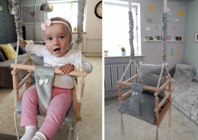 Gray Baby Swing – Gray