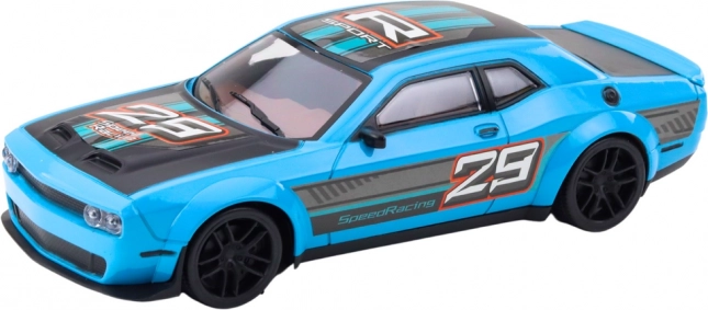 Sportovní auto s pohonem zadních kol modré
