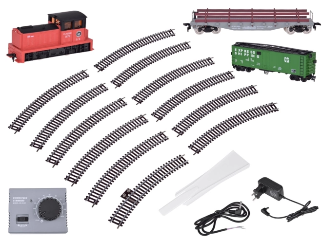 Classic Electric Train Set with Controller H0 Scale