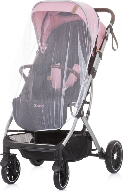 Chipolino Combo Rose Water Stroller with Footmuff – Rose water