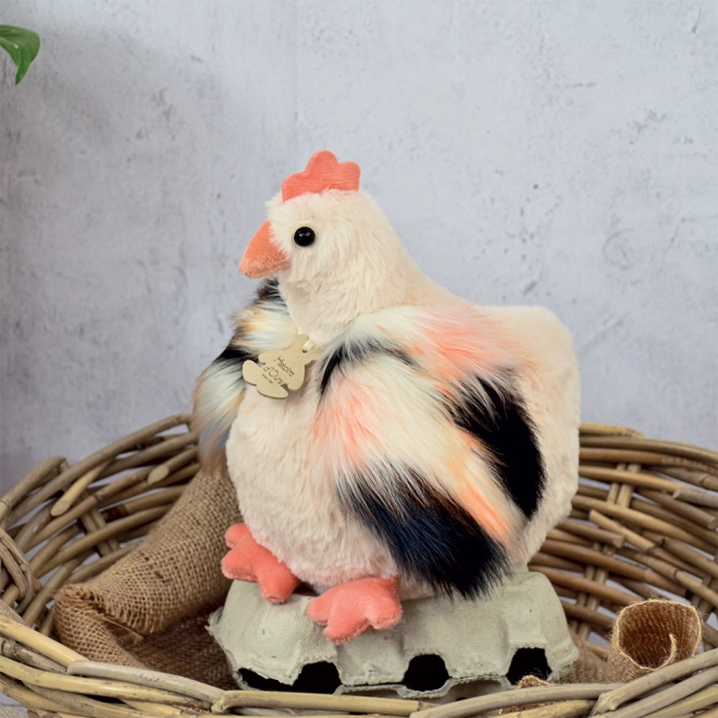 Beige Plush Hen by Histoire d'Ours