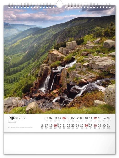 Wall Calendar Krkonoše 2025