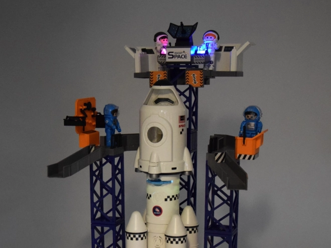 Space Station Rocket Shuttle Projector Set with Figures