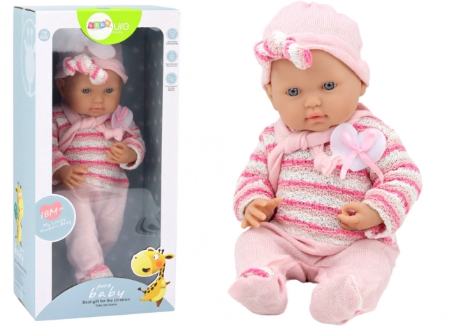 Baby Doll with Pink Outfit and Accessories