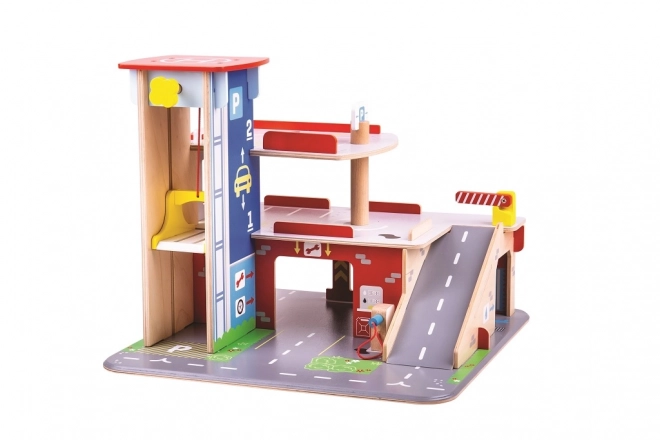 Bigjigs Toys Garage with Parking