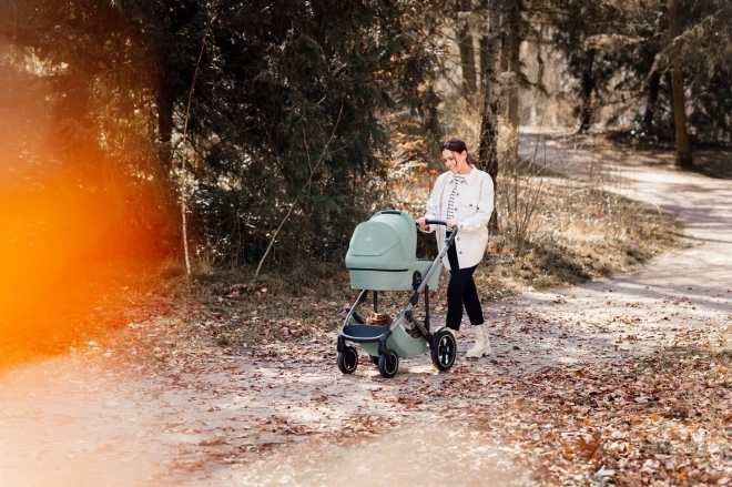 Stroller Set Smile 5Z with Bassinet and Baby-Safe Pro Classic Car Seat in Midnight Grey