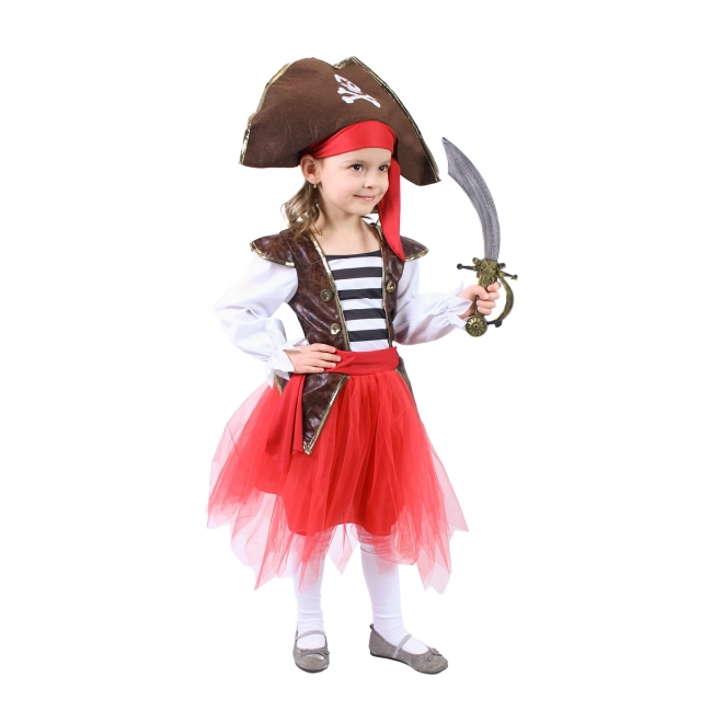 Girl's Pirate Costume with Eco Packaging