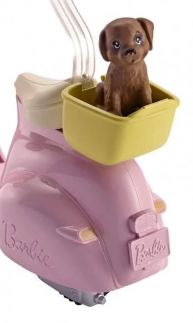 Barbie Scooter with Pet Companion