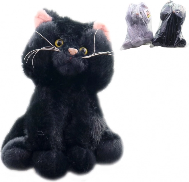 Pluchen zittende kat 27 cm