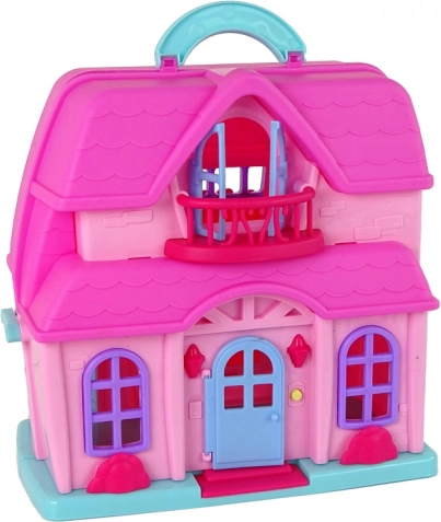 Maison de poupées colorée
