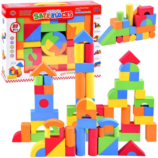 Soft Colorful Foam Blocks Set