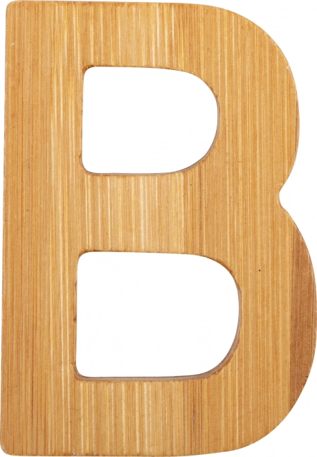 Small Foot Bamboo Letter B