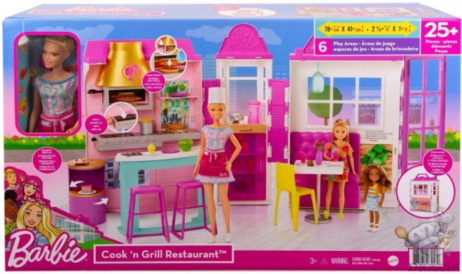 Barbie Cook n Grill Playset with Doll