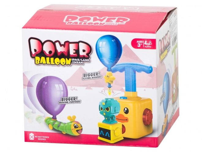 Balloon Launch Aerodynamic Car Bear Set 23 Pieces