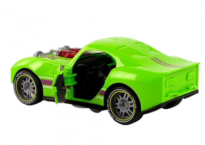 Green Sports Car with Sound and Lights 1:14 Scale