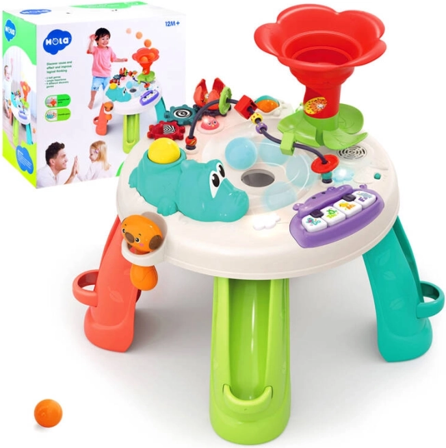 Tavolino Interattivo per Bambini Hola con Pianoforte a Sfera