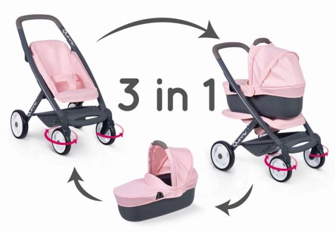 Combination Stroller Maxi Cosi Light Pink for Dolls