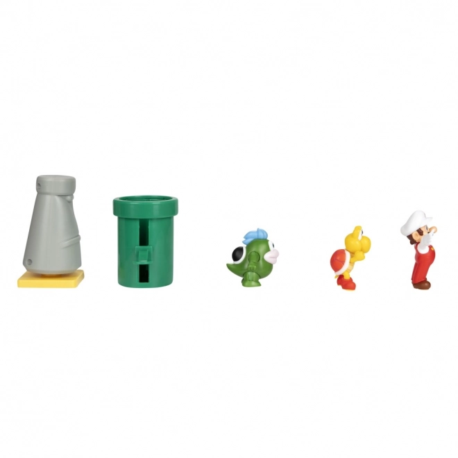 Set di figurine Super Mario Diorama 6 cm