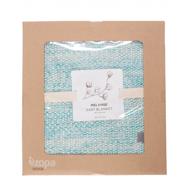 Children's Blanket Melange Mint