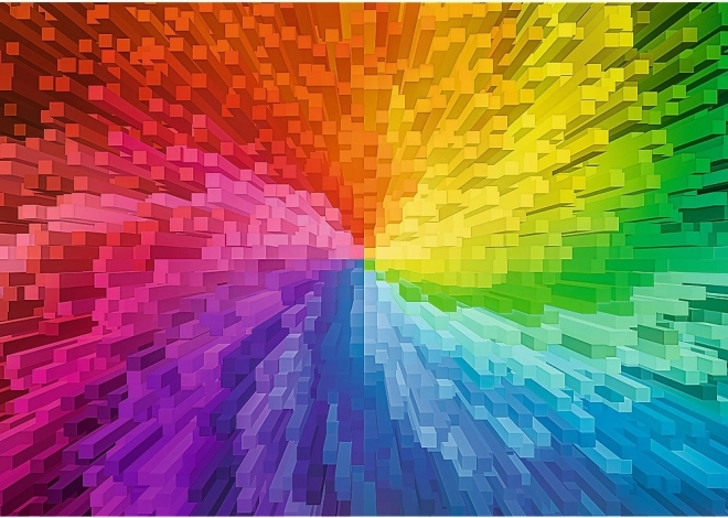 Vibrant color gradient as decoration
