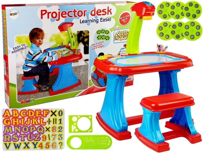 Educational Table with Projector and Accessories