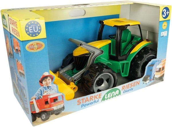 Green and Yellow Tractor with Scoop