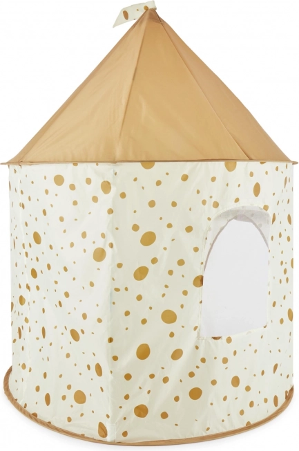 Polka dot design with transparent windows