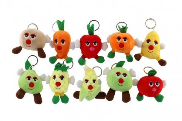 Vegetable and Fruit Plush Keychain 10cm