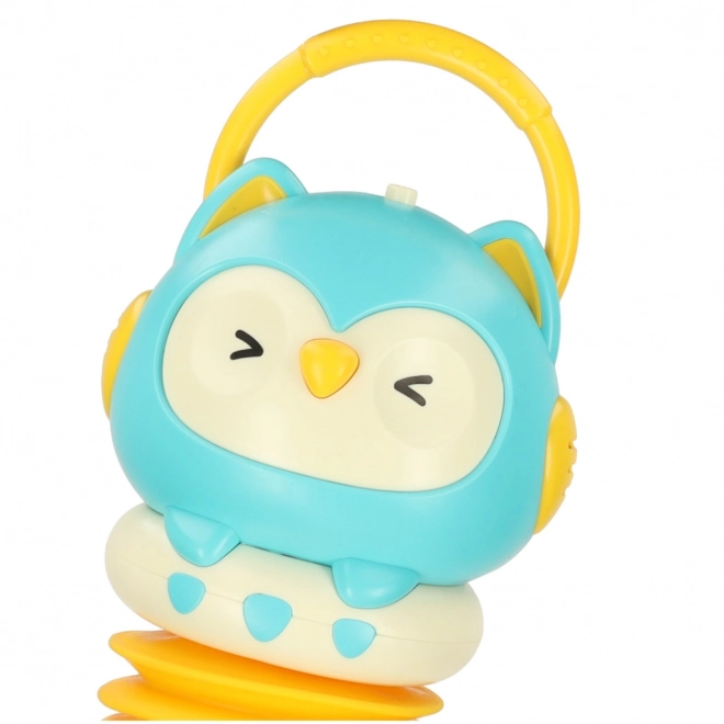 Sensory Owl Accordion Toy with LED Lights for Children