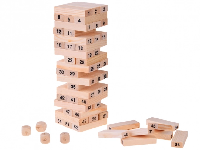 Wooden Jenga Stacking Tower Game