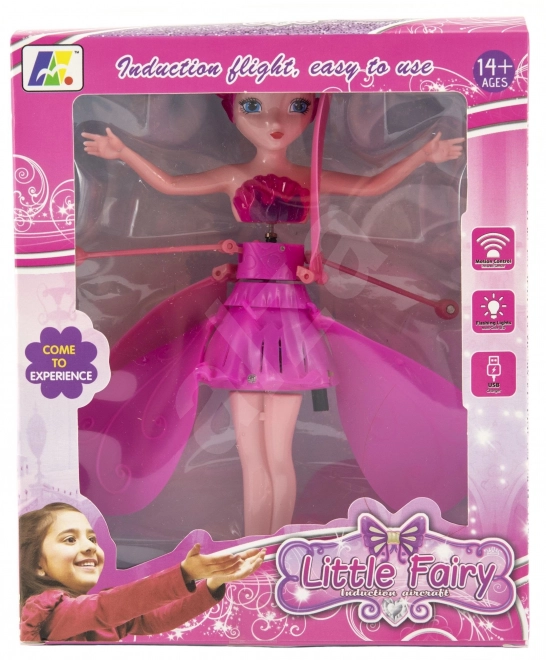 Flying Fairy Doll Controllable by Hand – Pink