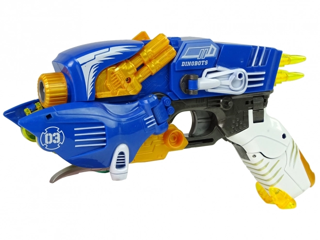 Dinobot 2-in-1 Blue Pterosaur Dart Gun