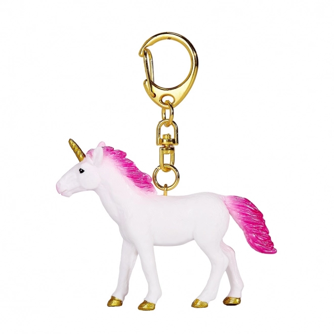 Mojo unicorn keychain neon pink