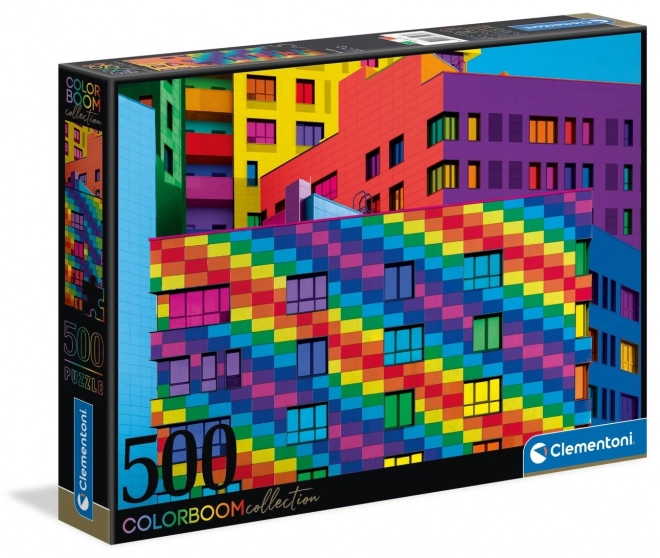 Color Boom Squares Puzzle 500 Pieces by Clementoni