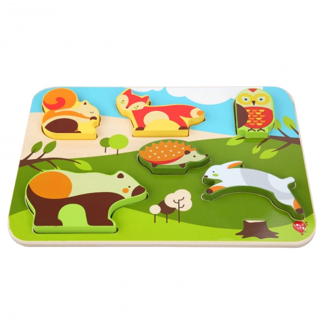 Woodland Animals Wooden Puzzle