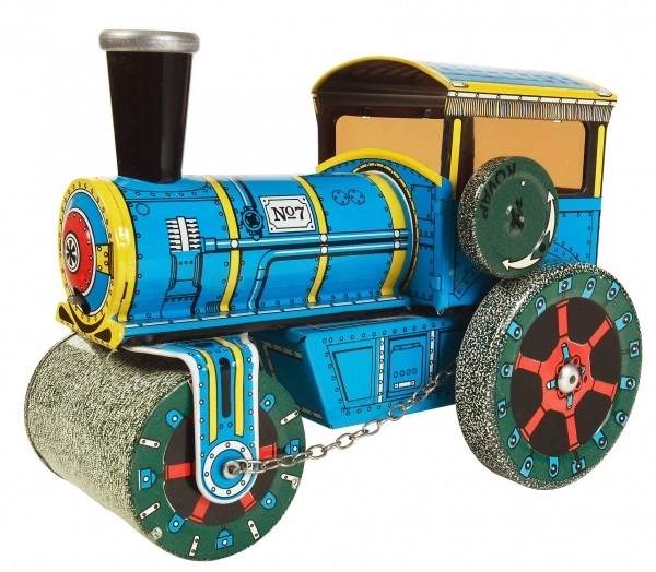 Wind-Up Road Roller 18cm