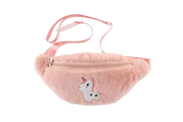 Plush Unicorn Waist Bag for Kids