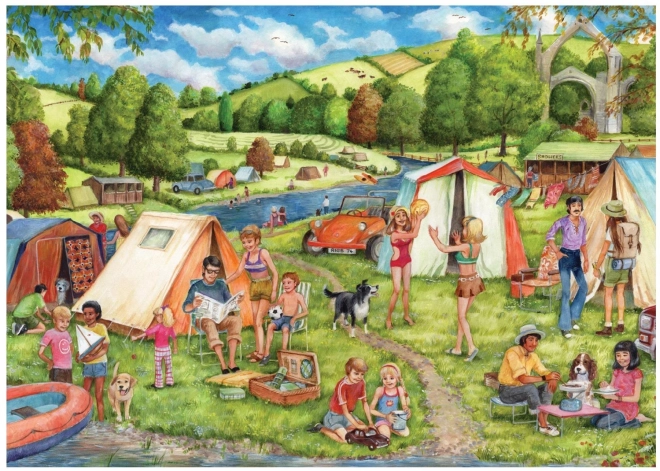 Falcon Camping and Campsite Puzzles Set