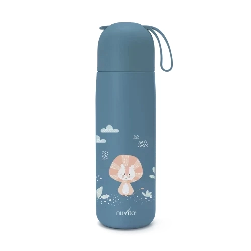 Thermos with Silicone Handle Powder Blue